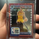 Hoops Premium Rising Stars Victor Wembanyama #282 Red Disco Prizm /149 Rookie