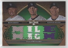 2013 Topps Triple Threads Emerald 17/18 Troy Tulowitzki Carlos Gonzalez i5f
