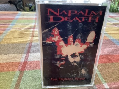 Napalm Death - Fear Emptiness Despair Used CASSETTE Death Thrash Free USA Ship