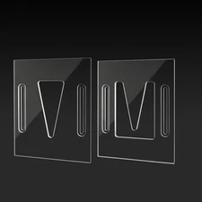 Acoustic Neck Joint Routing Templates - Dovetail - Set of 2