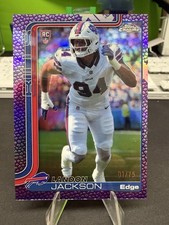 2025 Topps Chrome Landon Jackson Football Leather Purple 1/75. FIRST ON PRINT!!
