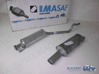 Imasaf Auspuffset Ab Kat für Opel Astra F GT 1.8 I Fliesheck CC BJ 91-98|MSD+ESD