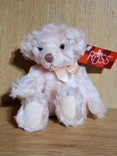 Russ Pink 7" Sitting Pink Isabella Teddy Bear Plush Stuffed Animal with Tag