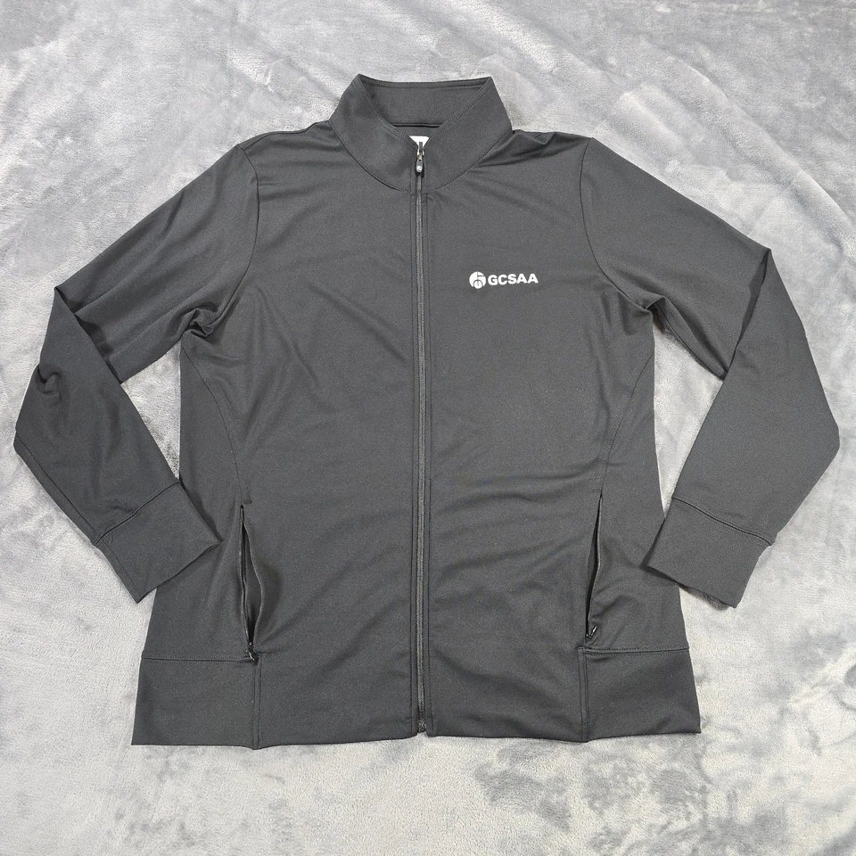 Pullover Footjoy 1/4 Cremallera Mujer L Negro GCSAA Elastizado Rendimiento Absorbente Golf Foto 2 de 4