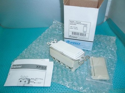 X-10 Pro XPS3-IW 3-Way S.P. Master Switch Receiver, Ivory/White 20A 125 VAC