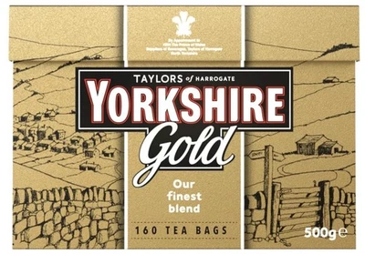 Sealed! Taylors Of Harrogate Yorkshire Gold Black Tea 160 Teabags 11/26