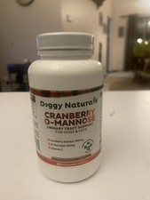 Doggy Naturals Cranberry D-Mannose Urinary Tract Support For Dogs Cats Sealed