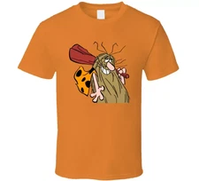 Captain Caveman ORANGE T-shirt short sleeve All sizes S to 5Xl JM863
