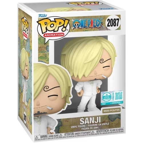 Funko Pop! One Piece #2087 - Sanji - Exclusive Limited Edition 9500 w/ Protector