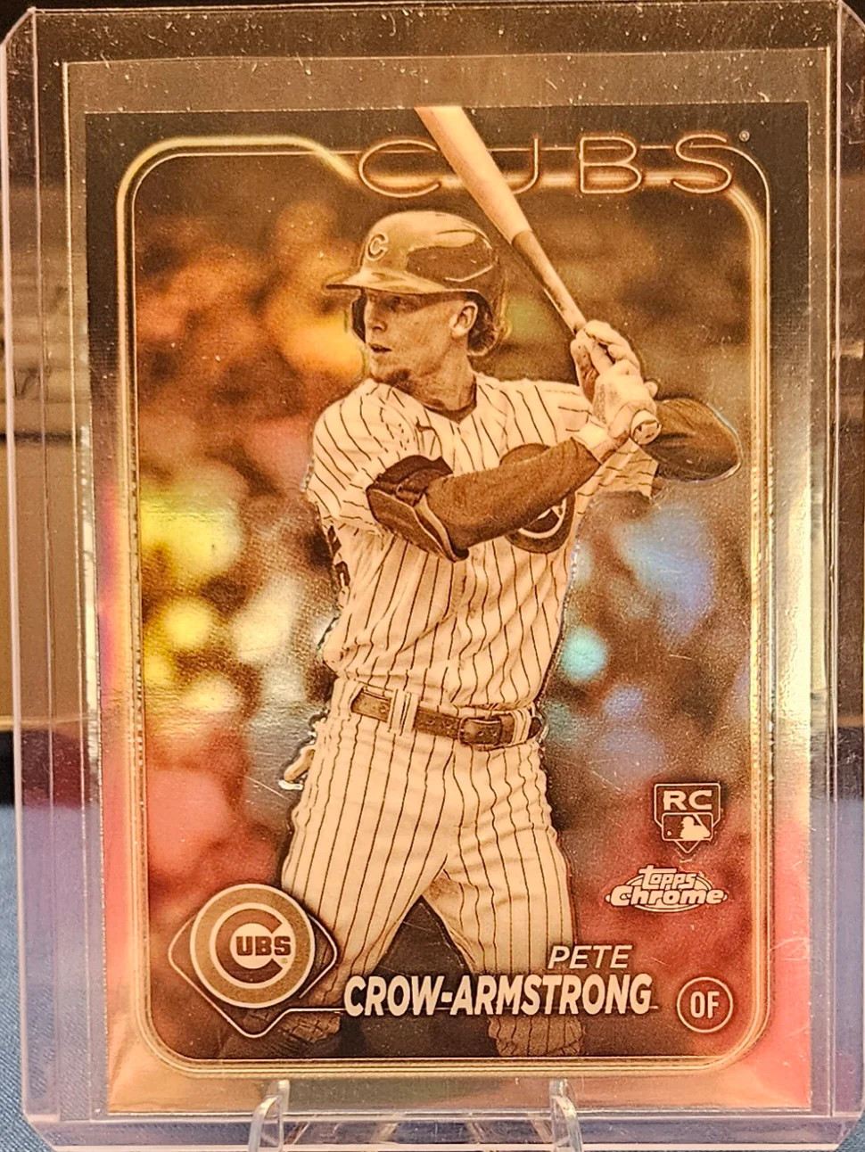 2024 Topps Chrome - Pete Crow-Armstrong #16 - Sepia Refractor (RC)
