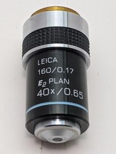 LEICA E2 PLAN 40X/0.65 Dry Microscope Objective 160/0.17 RMS