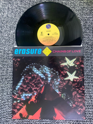 Erasure Lp 12  Chains of Love / Don t Suppose/ The Good The Bad. Ugly 1988 N. M