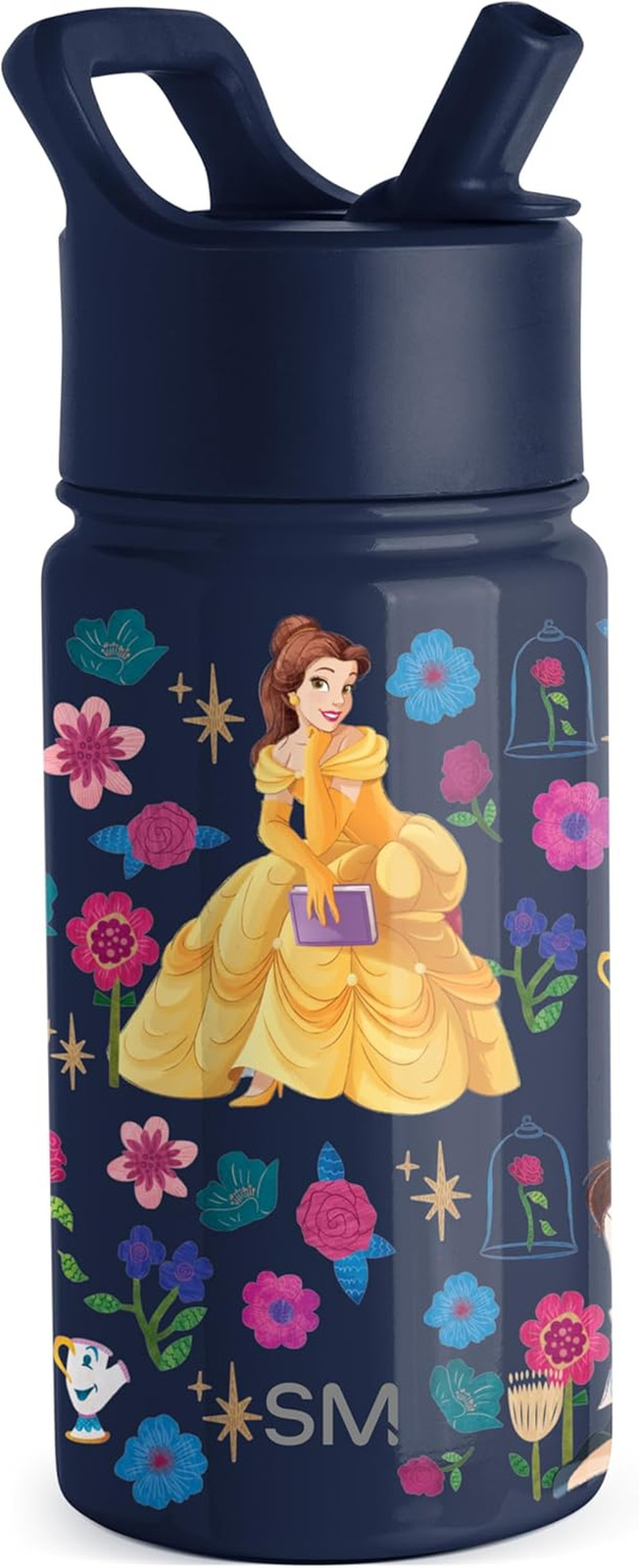 With Straw Lid | Disney Princess Belle 14oz Stainless S