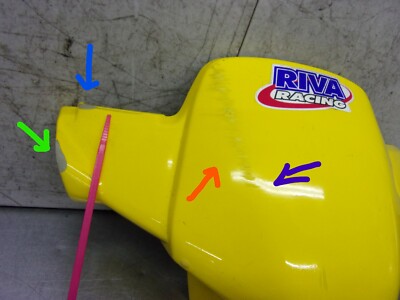 428 G YAMAHA ZUMA YW 50 2003 OEM UPPER HANDLEBAR COVER FAIRING