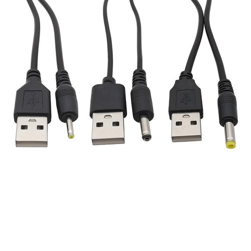 5V USB 2.0 Type A Male Power Cable Plug Jack Connector Charger 2.5x0.7mm 3.5x1.3 - Picture 2 of 14