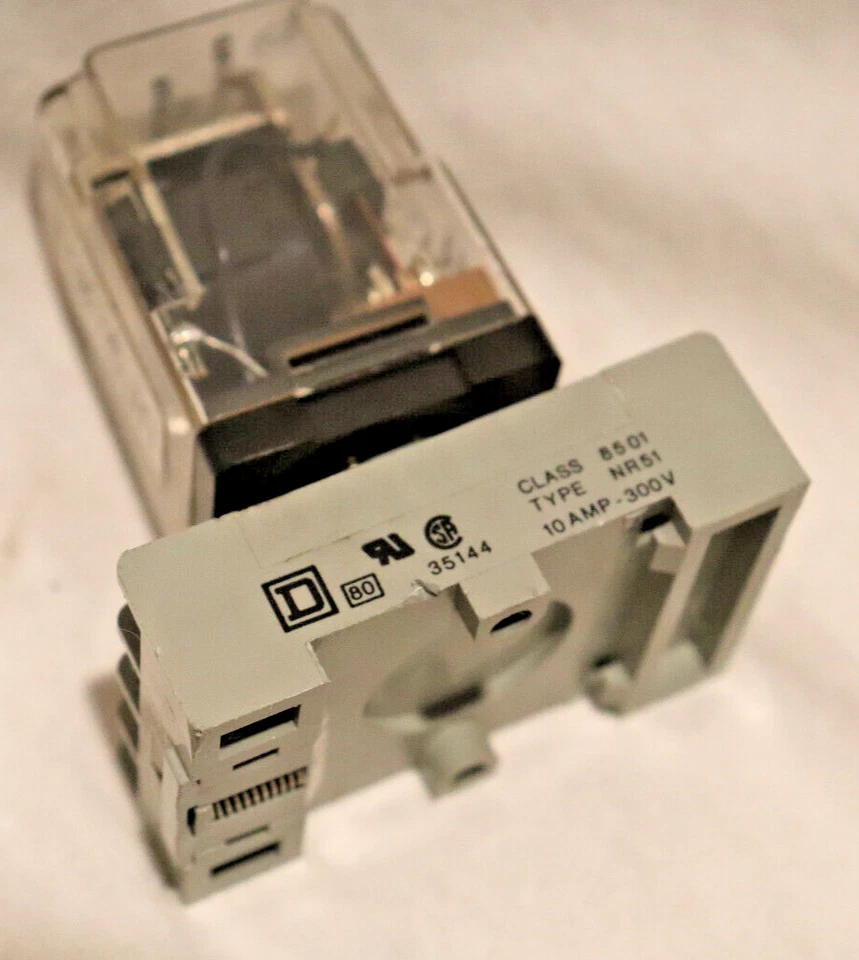 KRPA-11AG-120 AMF Potter & Brumfield 120V Relay & Base Assembly Form C DPDT-CO - Image 4 of 4