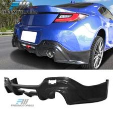Fits 22-25 Subaru BRZ Toyota GR86 2-Door Unpainted Rear Diffuser Lip T Style PU