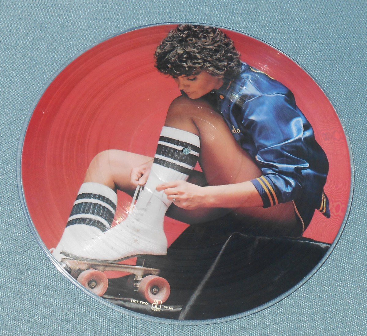 Vintage 1980s Linda Ronstadt Living In The USA Picture Record Disc