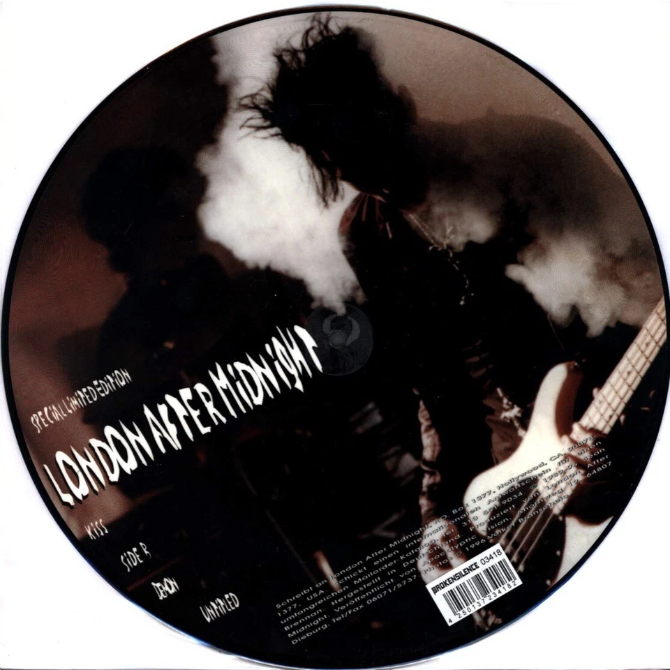 London After Midnight - Kiss | Super Rare Limited Picture Disk | EX / VG - Bild 2 von 2
