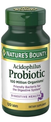 120Tablets Nature's Bounty Acidophilus Probiotic 100Billion CFU Digestive Health