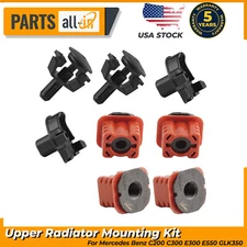 For Mercedes Benz C200 C300 E300 E550 GLK350 Radiator Bracket Mounting Kit Upper
