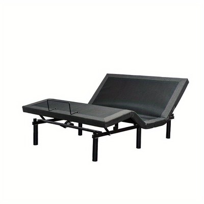 Ergonomic Adjustable Bed Frame w/Wireless Remote &Head Tilt Foot