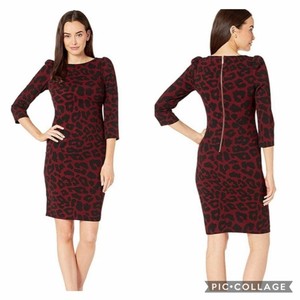 calvin klein maroon dress