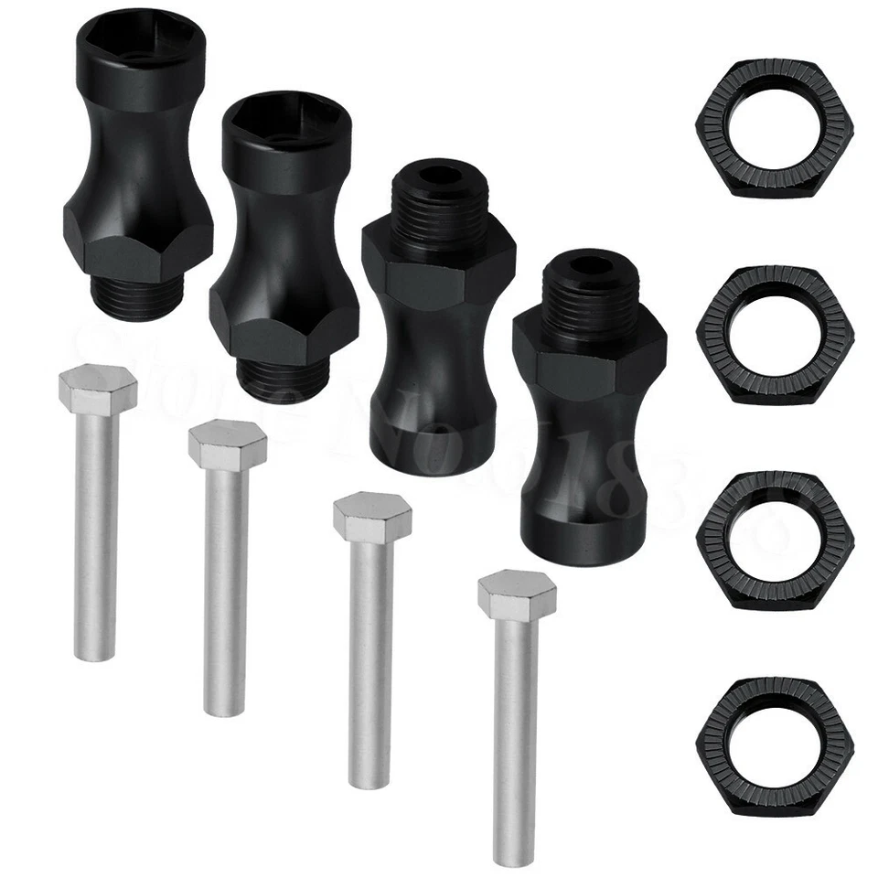 4x Radadapter 12mm auf 17mm Radnaben Sechskant Radmitnehmer 1:10 auf 1:8 RC Auto - Bild 2 von 3
