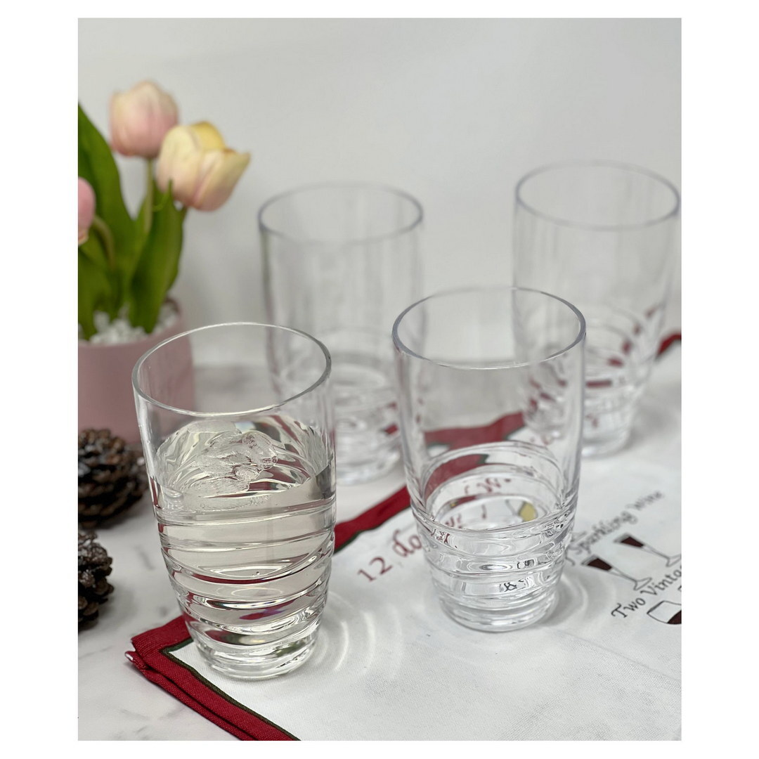 avoca blue collection wine glasses Blue Winter Wine Glasses | Set of 6 main image 1