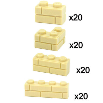 Modified Bricks Wall Masonry Profile For Lego 1x2 1x3 1x4 #98283 Windows Doors