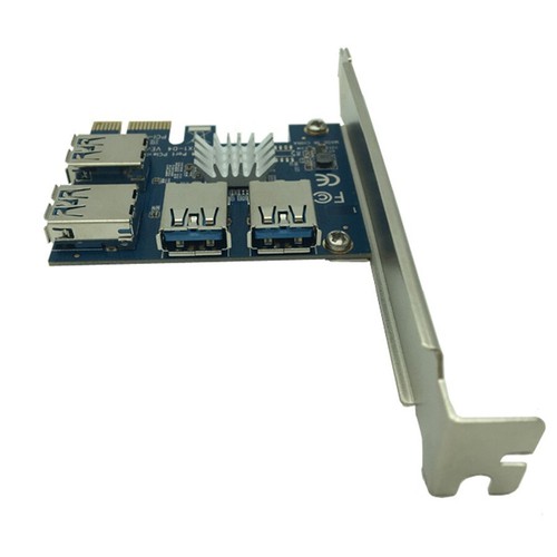 Lo último PCI Express Tarjeta Elevadora PCI-E 1x a 16x 1 a 4 PCIE USB 3.0 Ranura Multiplicador - Imagen 9 de 11