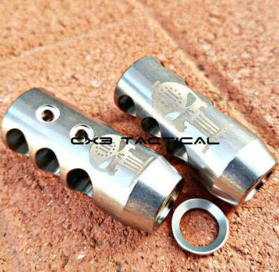 6.5 Creedmoor Muzzle Brake Compensator Comp 5/8-24 5/8x24 TPI Punisher RPR