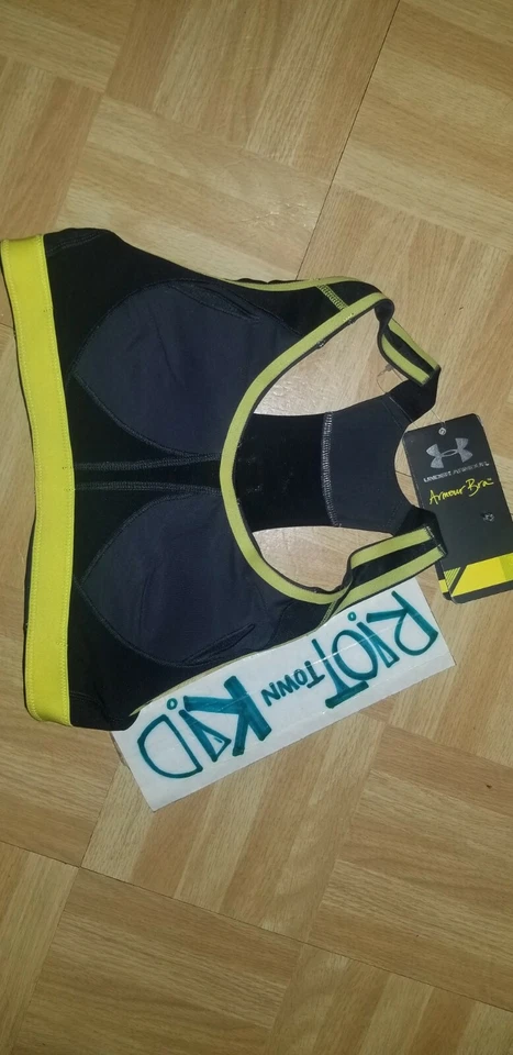 Sujetador Under Armour para mujer UA Hi Impact Armour A - negro - para mujer TALLA 32A Foto 4 de 4