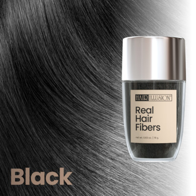 Hair Fibers Beard Enhancement Hair loss thickening Fibers by HAIR ILLUSION 18g