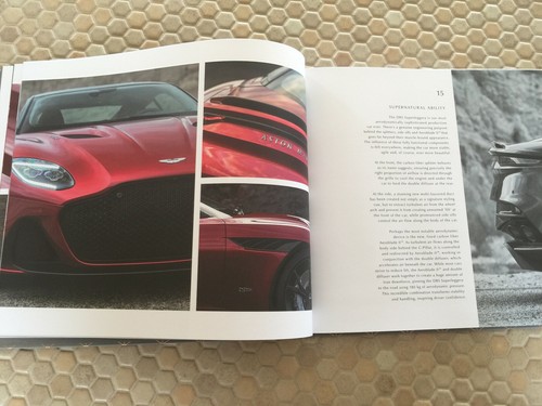ASTON MARTIN DBS SUPERLEGGERA COUPE PRESTIGE SALES HB BROCHURE 2019 USA EDITION - Picture 4 of 12