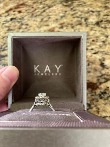 Neil Lane Diamond Halo Engagement Ring 1.60 ctw - Picture 6 of 8