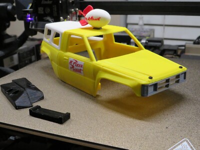 Scx24 Pinched Yota Body For Rc Crawlers , Pizza Planet delivery Truck