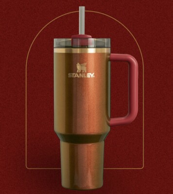 STANLEY X LAINEY WILSON COUNTRY GOLD QUENCHER H2.0 FLOWSTATE  TUMBLER | 40 OZ