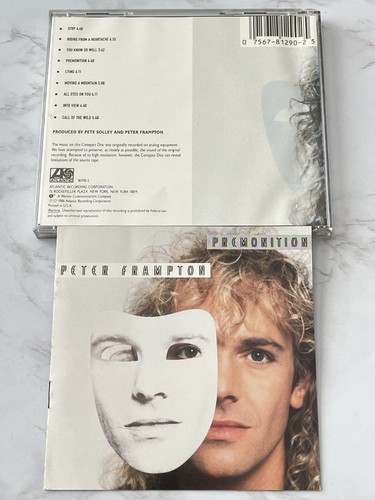 Peter Frampton Premonition CD TARGET ERA! JAPAN 1986 Atlantic 7 81290-2 RARE OOP - Picture 6 of 6
