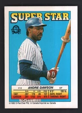 1988 OPC O-Pee-Chee Baseball Sticker Super Star #13 Andre Dawson NrMt/Mt