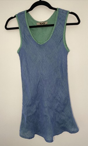 Linen Sleeveless Lagenlook Tank Top 