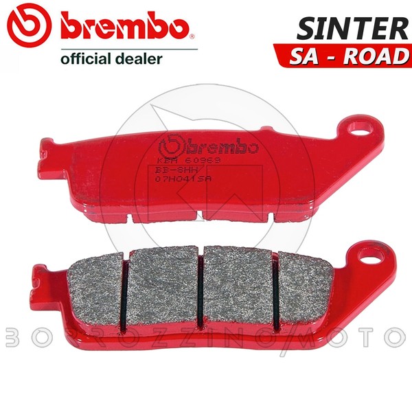 BremsbelÄGe Anteriore Brembo Rote Honda VT 750 DC1/DC2 Black Widow 2001-02-image