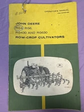 John Deere Model RG4 RG6 RG430 RG630 Cultivator Manual OM-N159136