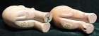 Vintage Pair Hand Carved Soapstone Seated Ledge Hanger Hippo Figurines Kenya — photo 4