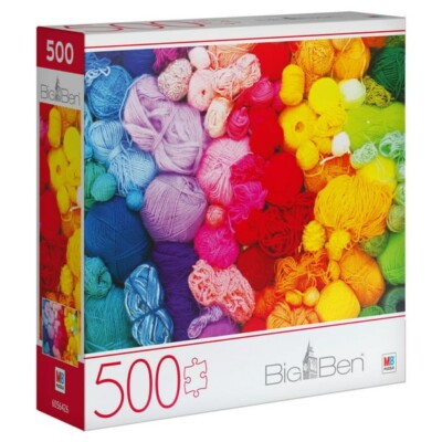 BIG BEN 500 PIECE JIGSAW PUZZLE - RAINBOW YARNS - COMPLETE