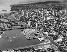 1933 Aerial View of Miami, Florida Vintage Old Photo Reprint
