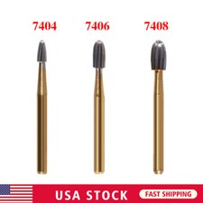 Dental Tungsten Carbide Burs Trimming Finishing Egg Football FG 7404 7406 7408