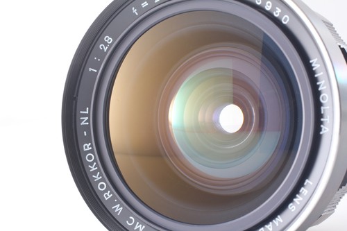 【 Exc+5 w/ Filter】 Minolta MC W.Rokkor NL 21mm f/2.8 Wide Angle Lens From JAPAN - Picture 2 of 10