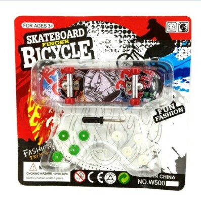 Mini Skateboard Para Dedos Con Caja – Tabla De Madera De Arce, Ruedas De Aleación, 6 Colores – Kit Completo Para Adultos Y Niños