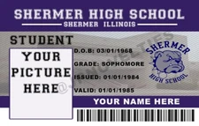 Breakfast Club Custom High School Novelty Student ID Made On Metal